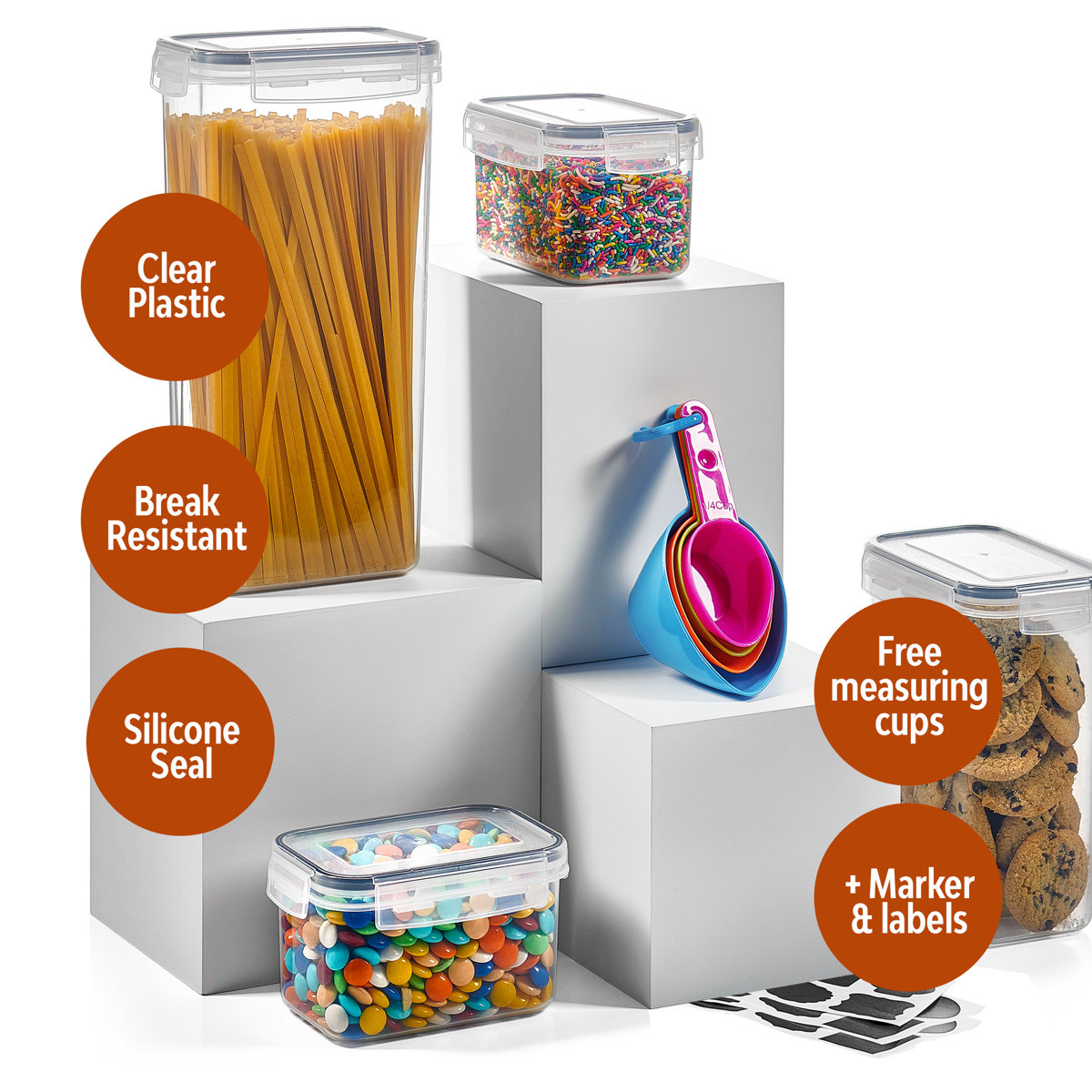 Cenie Airtight Food Storage Container 14 Set